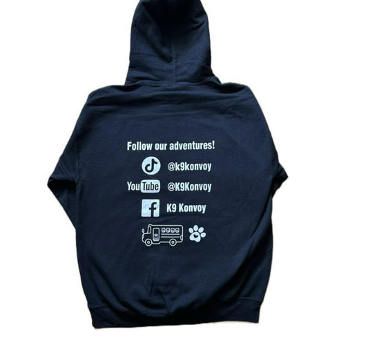 K9 Konvoy Hooded Sweatshirt - Gildan Brand